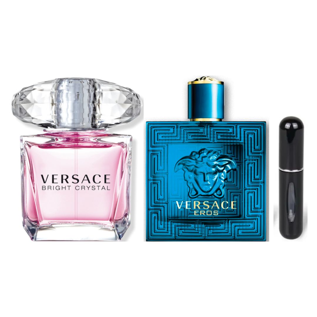 VERSACE EROS+ BRIGTH CRYSTAL + PERFUMERO
